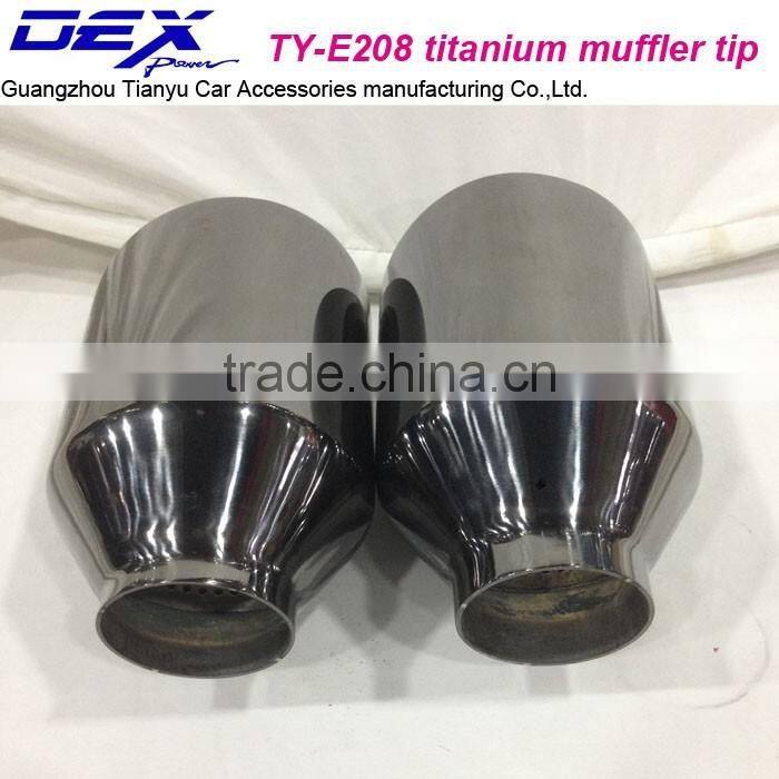 car titanium exhaust tips