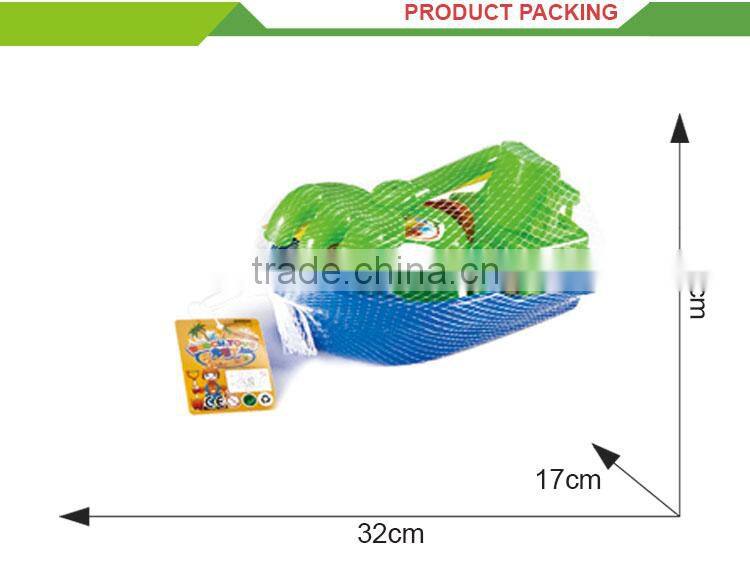 Hot sale outdoor beach toy 7pcs cheap small plastic toy boat