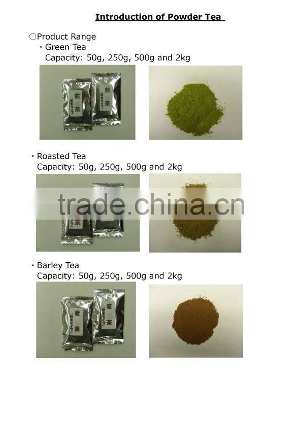 High grade healthy and flavorful green tea from Japanese food distributor