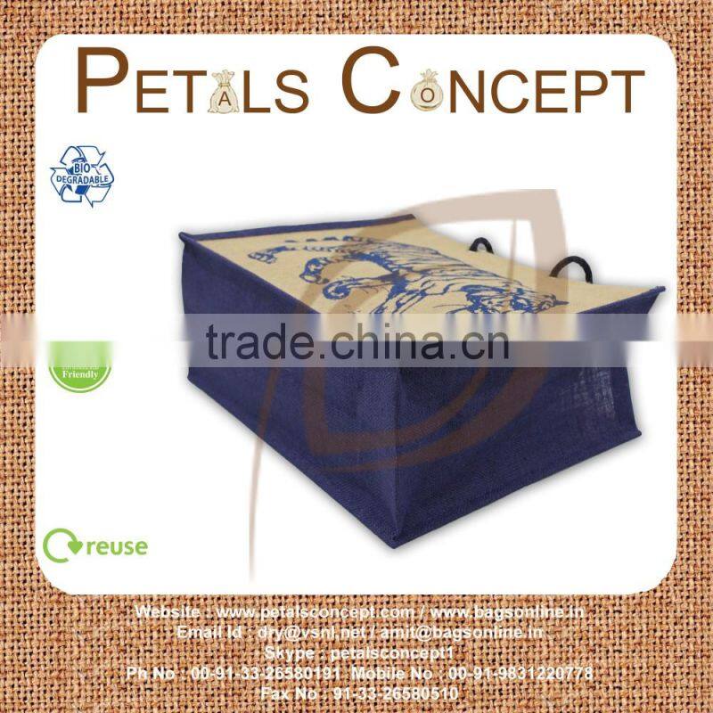 Jute tote bag - manufacturer & wholesale - from india - bulk manufacturer