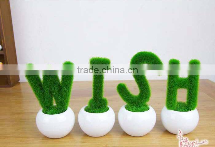 valentine day gifts birthday present flocking lovely tree artifical flowers for sweetheart