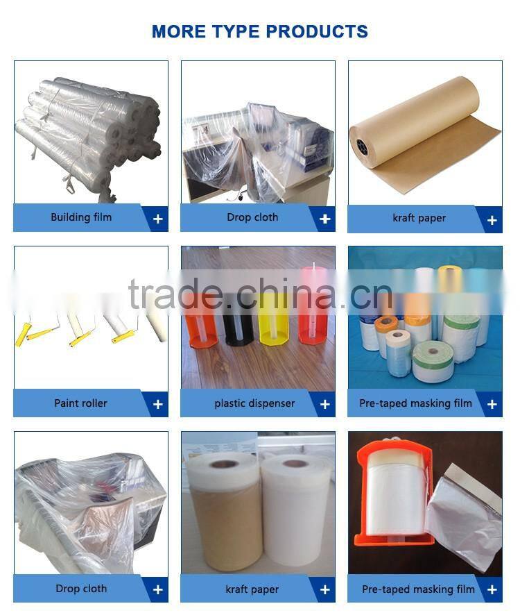 20 mil european transparent kitchen table building protective plastic film