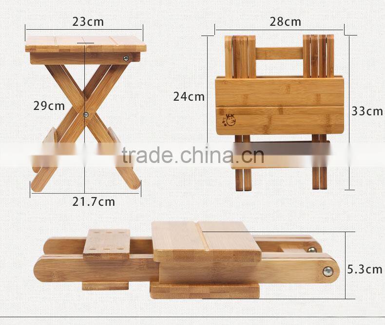 wholesale small folding bamboo chair for sale
