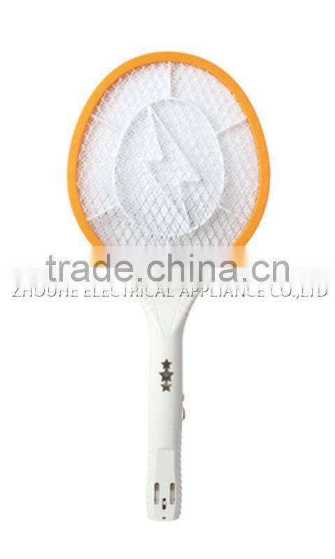 Hot sale anti mosquito ZHOUYU rechargeable mosquito bat with LED light