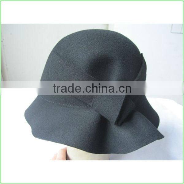 wool felt hat blank /womens wool felt hats/ cloche wool felt hat