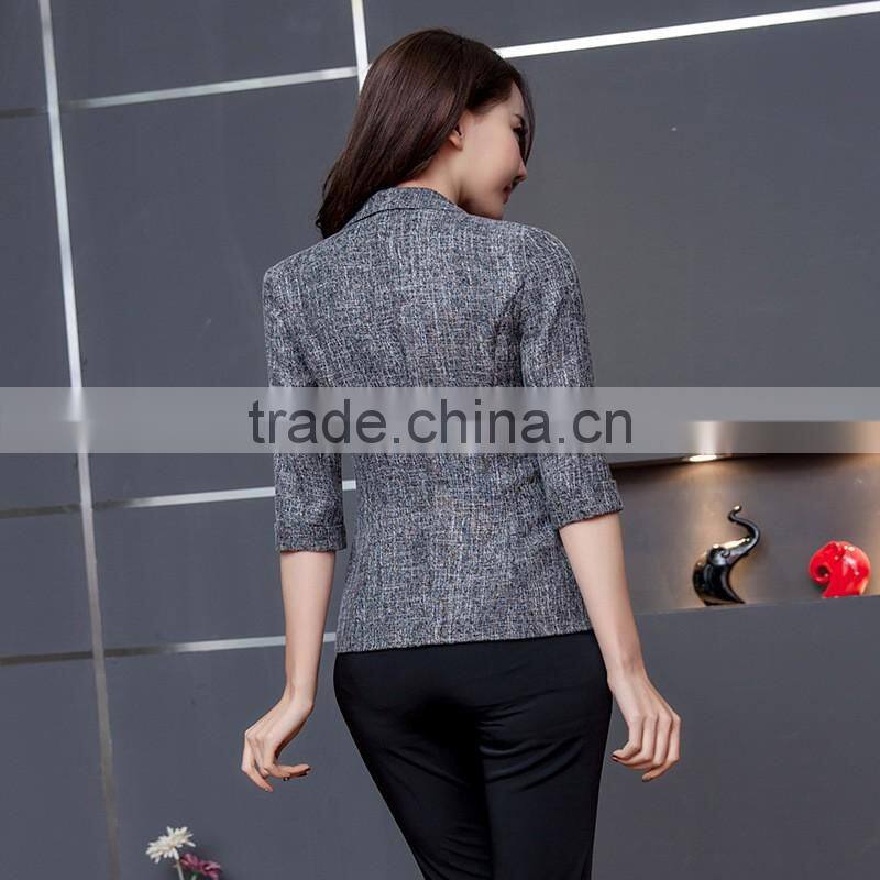 Latest blazer design women business suit coat custom made blazer women