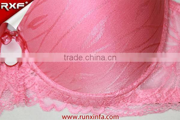 New style pink export bra/ women push up bra wholesale