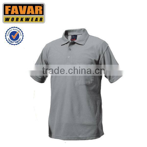mens cotton polo short sleeve shirt