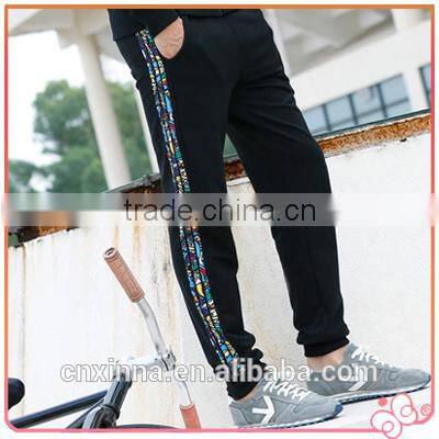 2016 hot sale fleece wholesale men custom jogger sweatpants