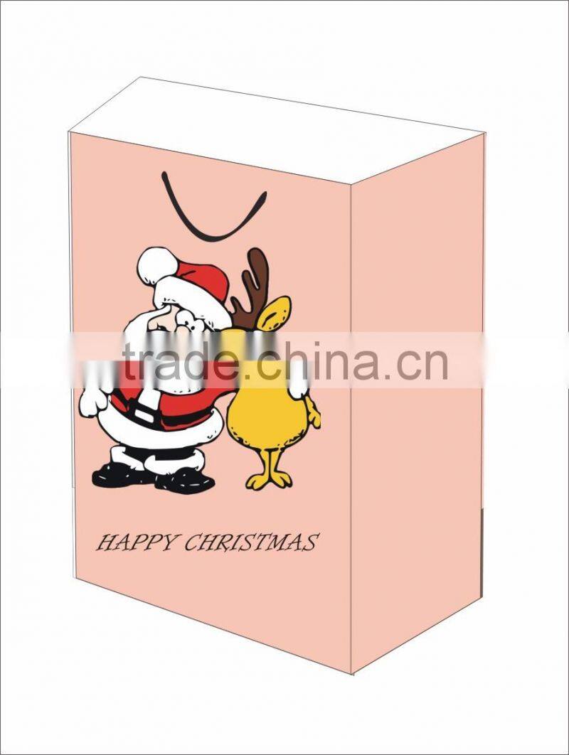 paper gift bags with rope handles / Printed Gift paper bags