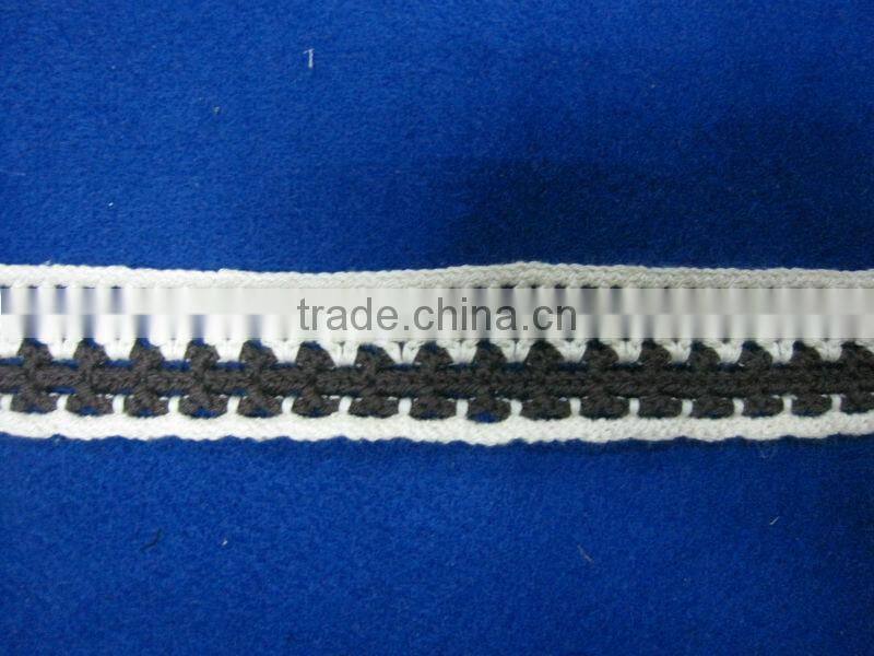 machine crochet cotton lace trim