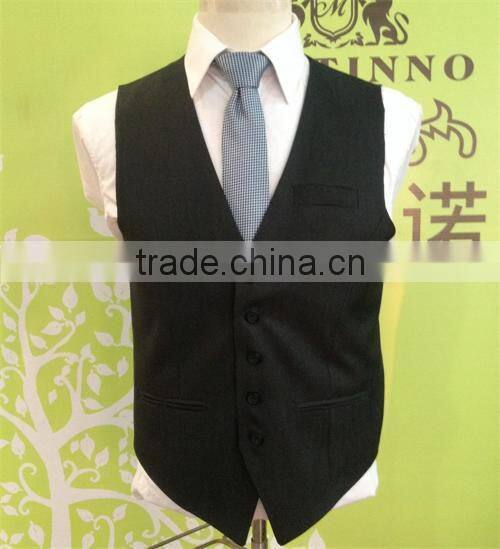 instock bespoke fashion style men suit vest only USD4.80/PC