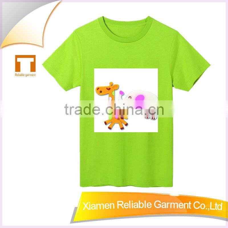 Hot! fashion 100% cotton kids t shirt printing cartoon pattern