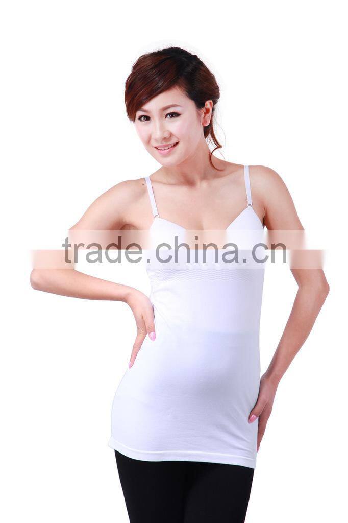 V collar polyamide and spandex women yoga camisole women vest