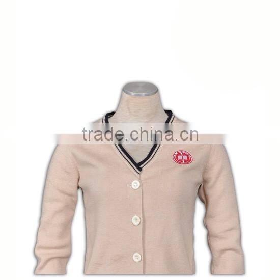 Fashion Cardigan Unisex Stylish Kids School Uniform Sweater