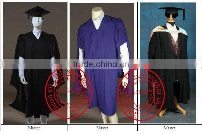 UK graduation robe, UK graduation gown, UK graduation gown with velvet