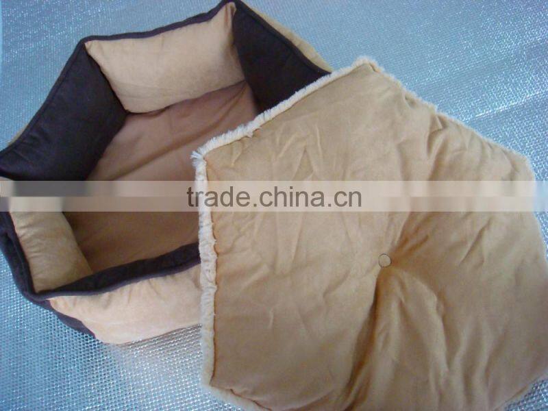 big size removable with pocket Pet Kennel House for Cat Luxury Pet Dog Bed Wholesale Pet Bed Warmer