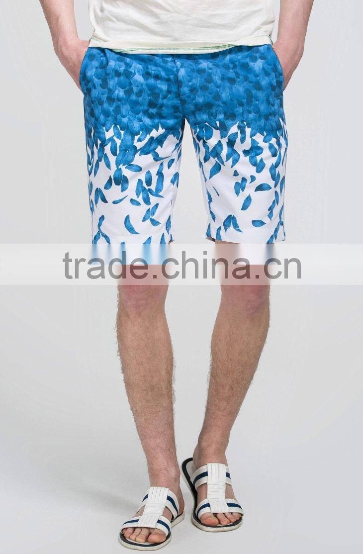 High quality fashion printed sport short pants for men China manufacturer