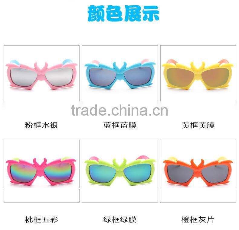 cheap cute cartoon plastic children party UV proof photochromic sunglass