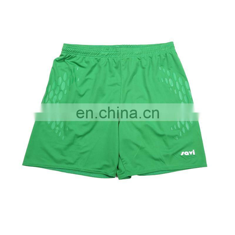 Green Silicone Printed Soccer Short