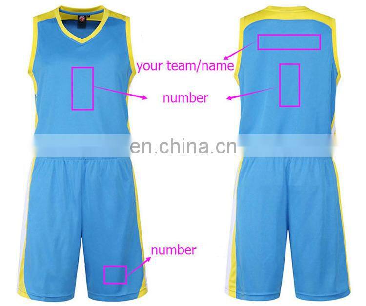 100% polyester custom made short sleeve latest basketball jersey design