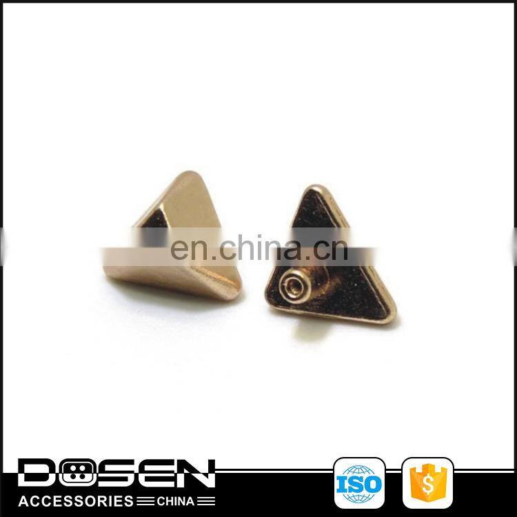 Hot polish triangle rivets fashion rivest for jeans shoes handbag