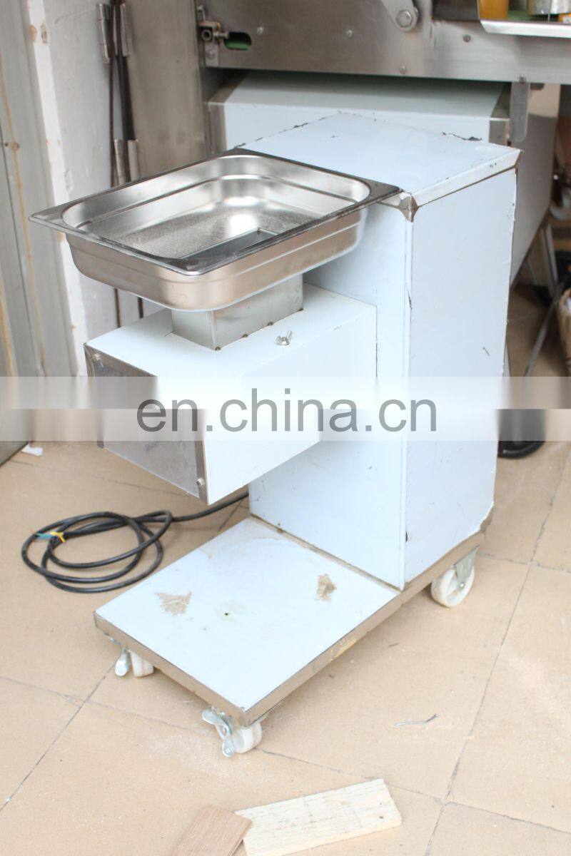 Stainless Steel High Efficiency Mini Type Fresh Meat Slicer Shred Cutter Cutting Machine