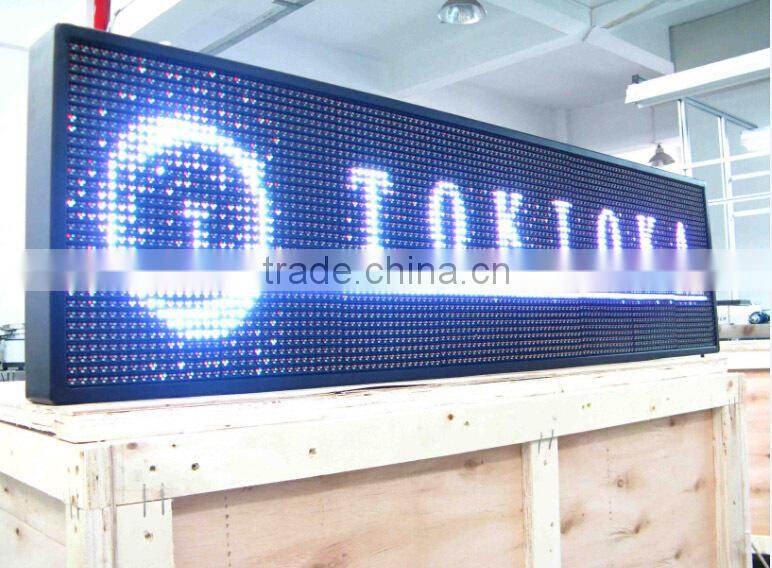 p10 bus video led open sign