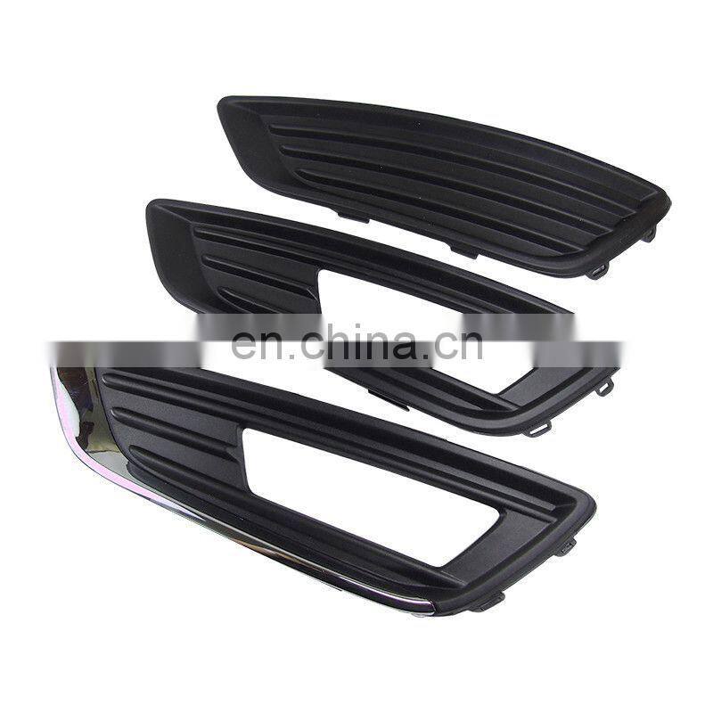 Fog lamp case fog lamp cover hole chrome fog light case for focus body parts 2015 2016 2017