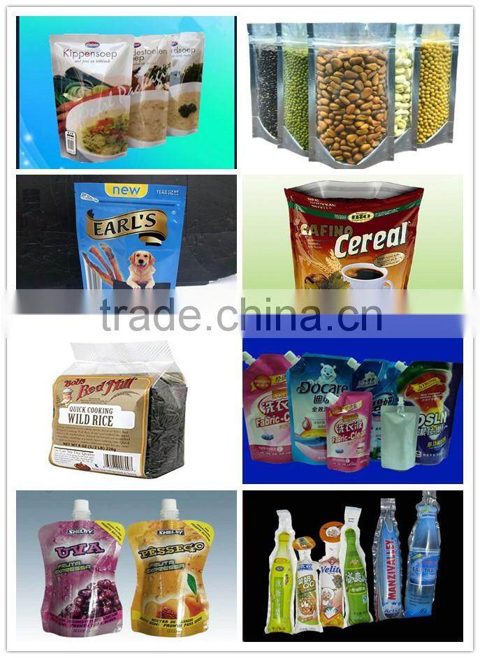 Aluminum Foil laminated food packaging bags with customer printing 3 sides sealed