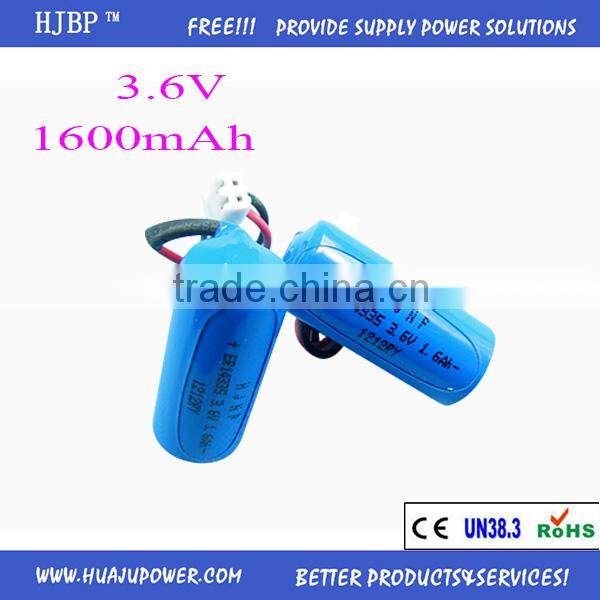HJBP china factory wholesales non-rechargeable LIMNO2 3V CR14250 primary lithium battery with high power