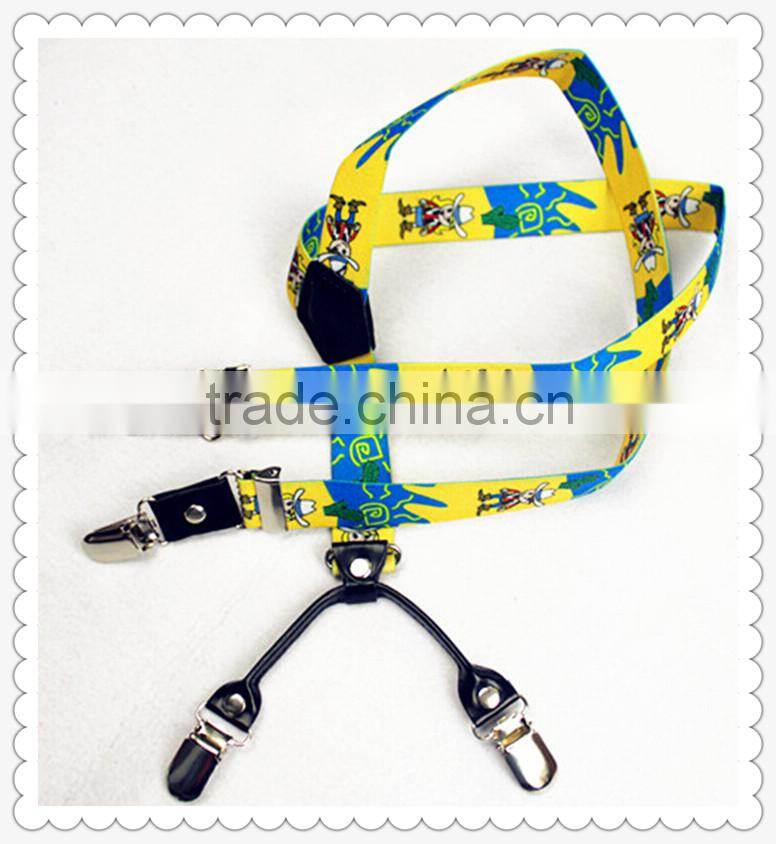 Kids Fancy printing braces suspenders