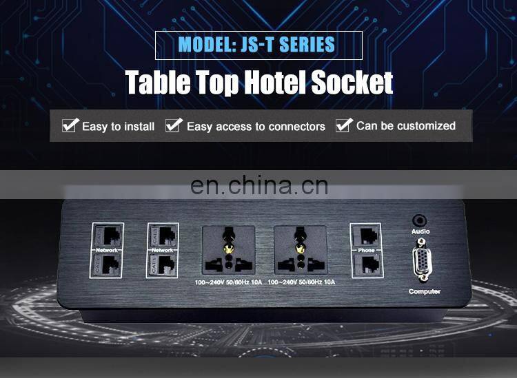 Table Mounted Usb Rj45 Panel Charging table Connection Box