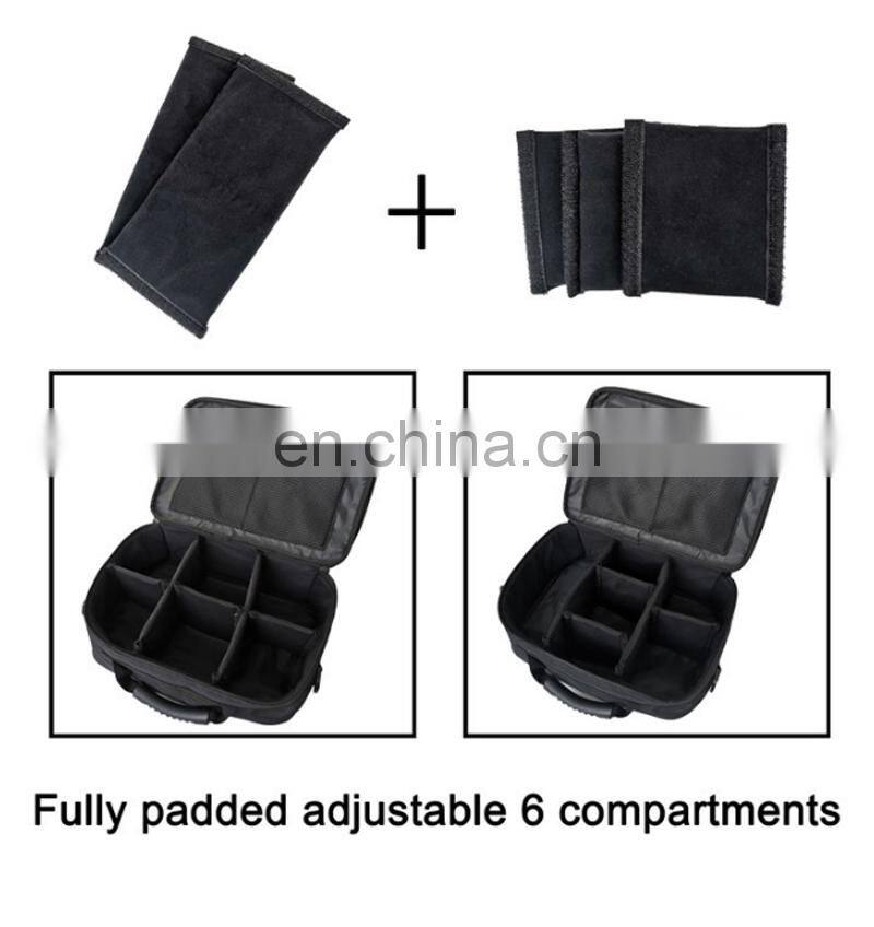 Large capacity Adjustable 6 Compartments Shoulder multi-pocket fishing reel fishing line box Fly Fishing Bag
