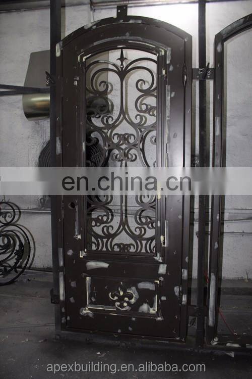 Wrought iron door security doors for homes, mom and son door