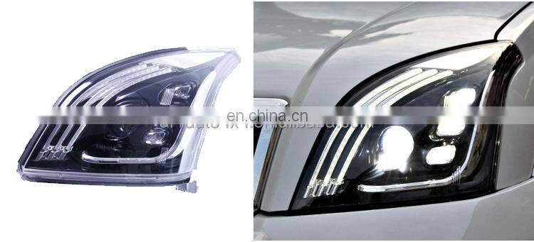 Auto Accessories 1 Pair LED Headlights Headlamp Fit For Land Cruiser Prado 120 2003-2009