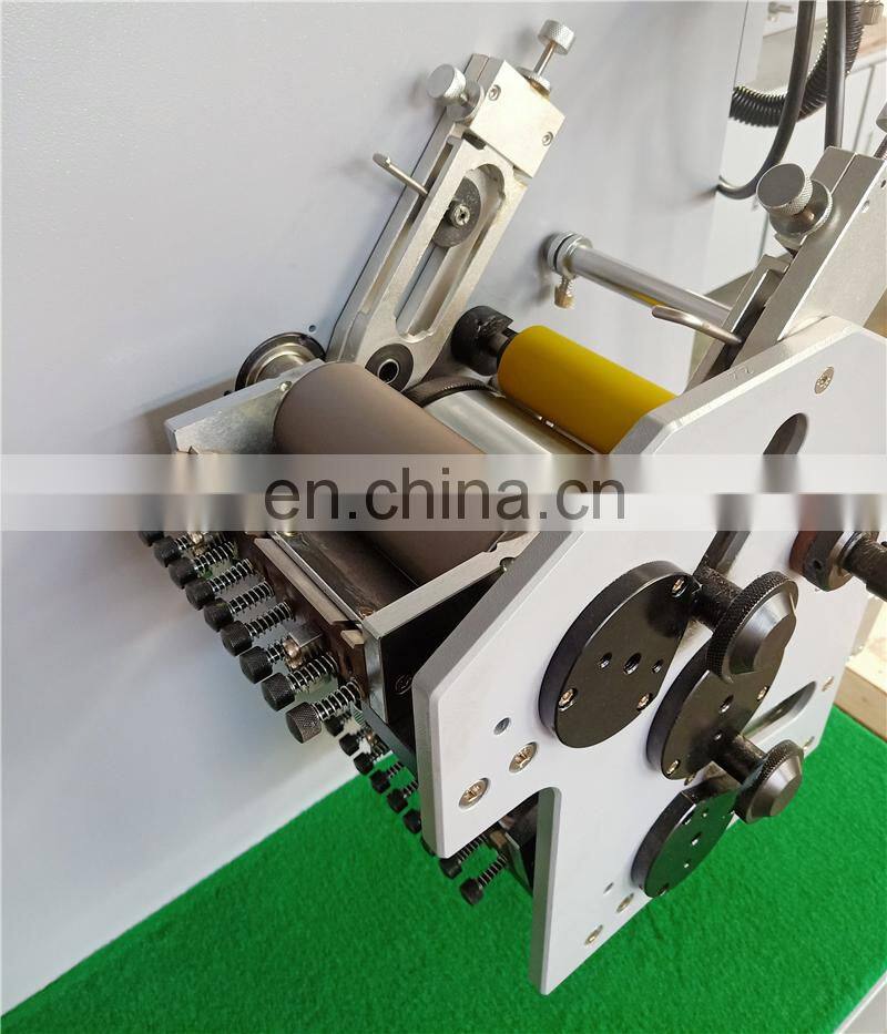 UGS31S 3 plus 1 color Automatic portable apparel clothing label flexo Printing machine, Roll to roll fabric ribbon printer