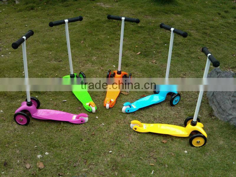 cheap kids plastic three wheel kick scooter