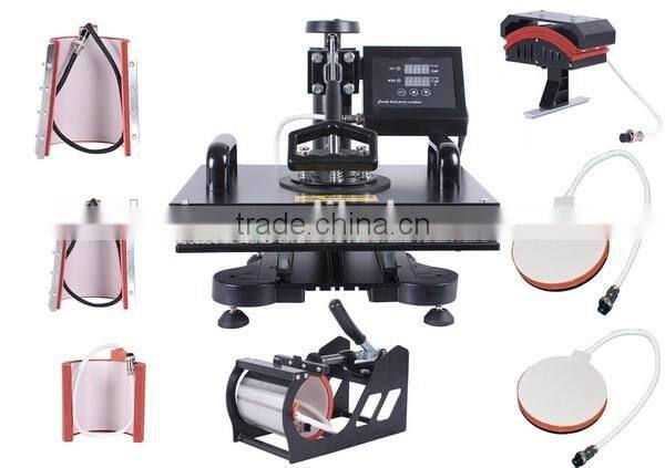 8 in 1 combo heat transfer press heat transfer film printing machine