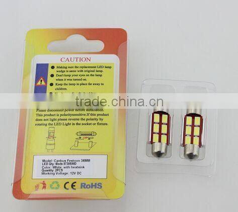 Error free Wholesales Price C5W 39mm 5050 SMD LED Festoon light,car led interior lighting ,Car Reading lamp