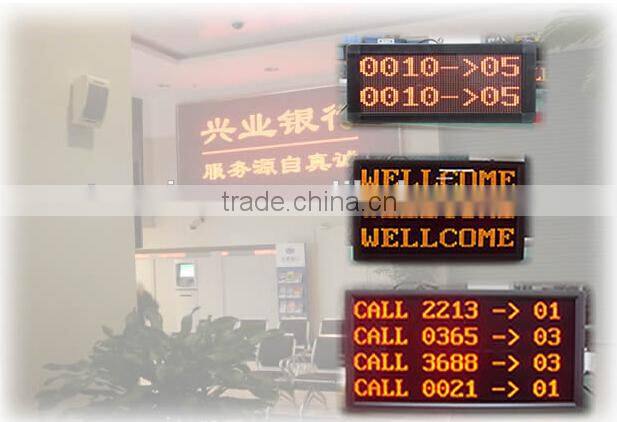Tonsincs Queue Token Number Dot Matrix LED Counter/Teller Display