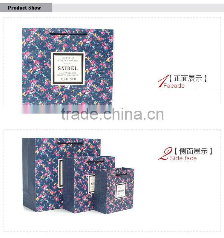 denim blue gift gorgeous paper gift bag