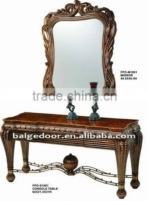Antique Furniture Iron Mirrors Console Table Matching S-1801