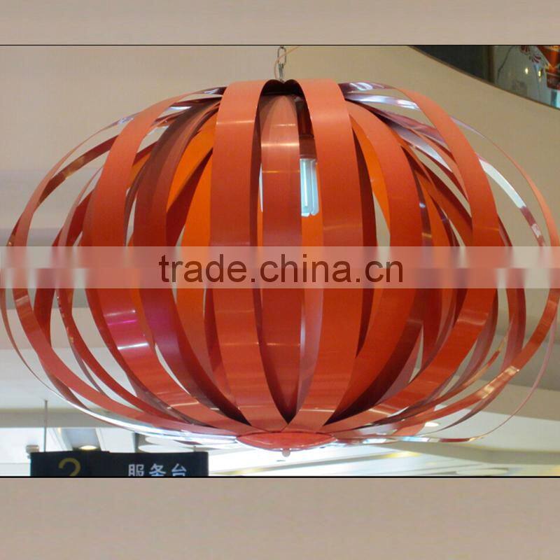christmas shopping mall atrium hanging ball with light decoration