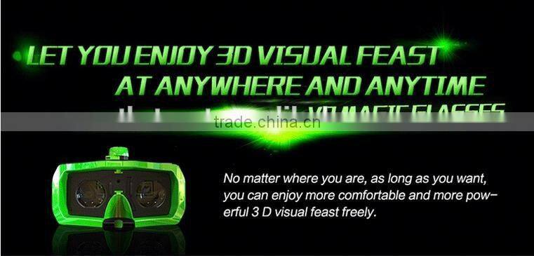 Best Price Support 3.5"-6.0" Phones High Quality Environmental ABS Plastic VR Box 3D Glasses