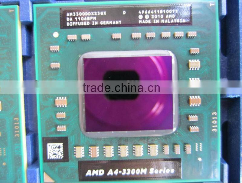 100% NEW APU AMD A4 3300M A4-3300M AM3300DDX23GX 1900 MHz Turbo frequency 2500 MHz cpu