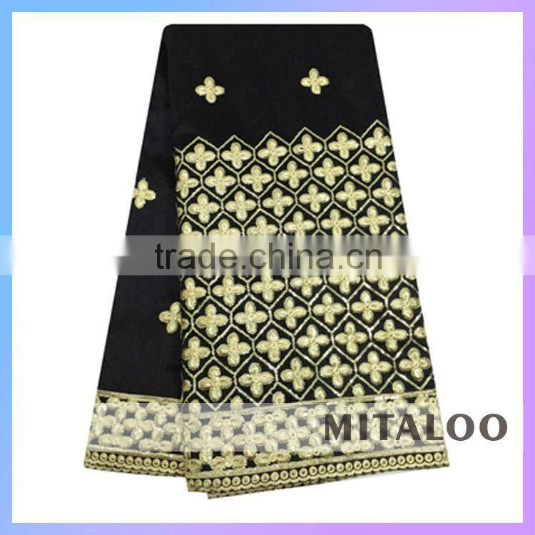 2015 Mitaloo Top Selling Color Leaf Green George Lace Quality Warranty Oem African Fabrics George Lace
