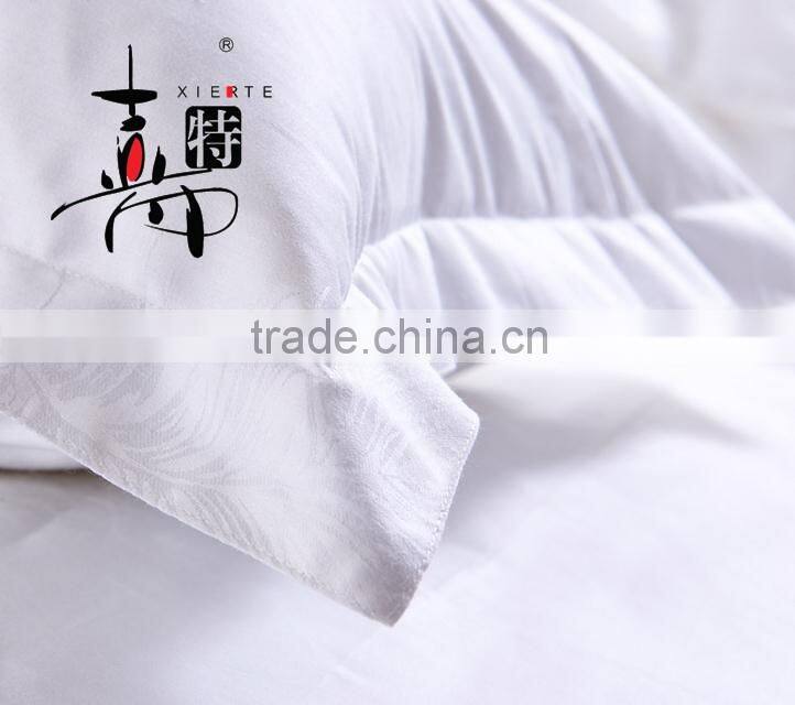 Star Hotel Used Good Quality Cotton Jacquard Fabric Wholesale White Pillowcase