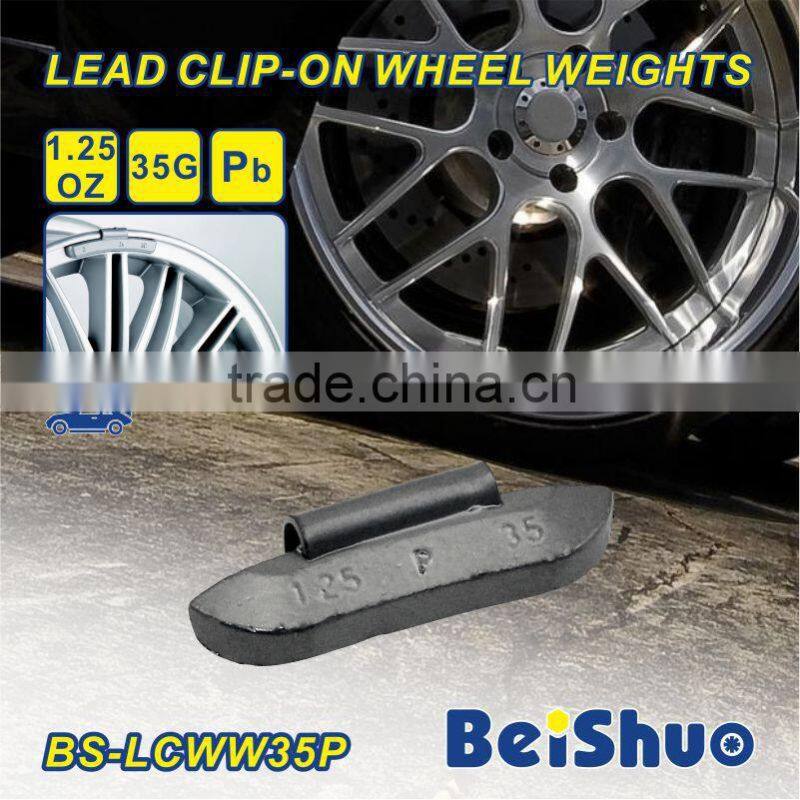Alloy wheel Lead Clip-on Wheel Weight