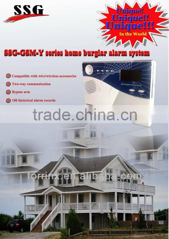 SSG-Y Series Hot 433/315MHz High quality gsm security wireless smart security alarm system